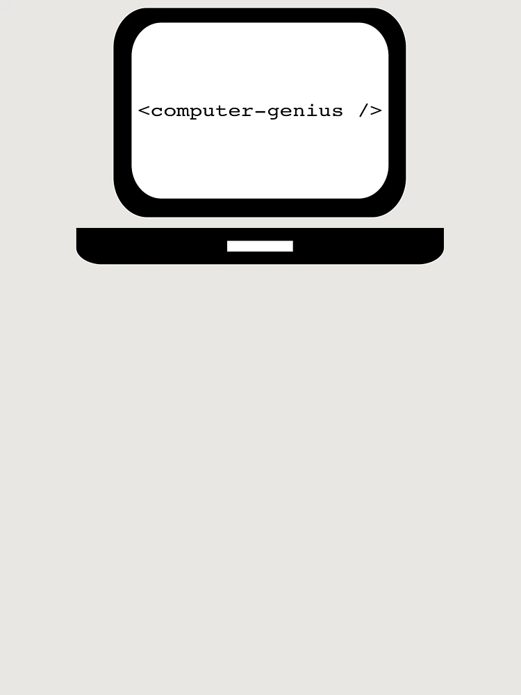 Thumbnail 6 of 6, Premium Oversized Sweatshirt, Computer genius designed and sold by KeepOnCoding.