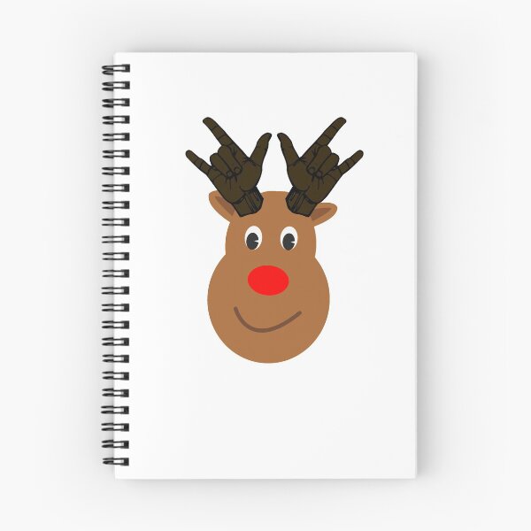 Item preview, ASL Reindeer - Cute ASL Christmas Reindeer designed and sold by Hindsight-2020.