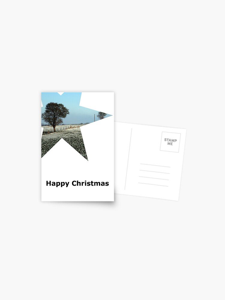 Thumbnail 1 of 2, Postcard, www.lizgarnett.com ... Happy Christmas, Brabourne Lees, Kent, England designed and sold by lizgarnett.