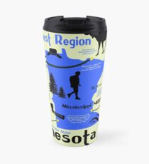 Minnesota National Parks Infographic Map Travel Mug