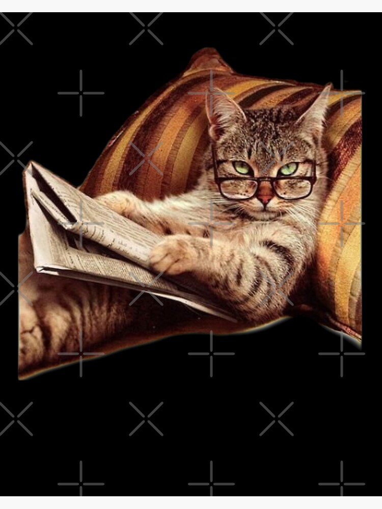 Just A Girl Who Loves Books Fun Nerd Cat Book' Sticker