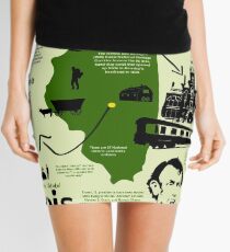Illinois National Park Infographic Map Mini Skirt