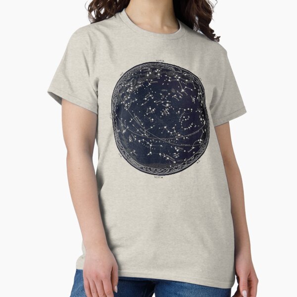 Item preview, Antique Map of the Night Sky, 19th century astronomy designed and sold by Glimmersmith.