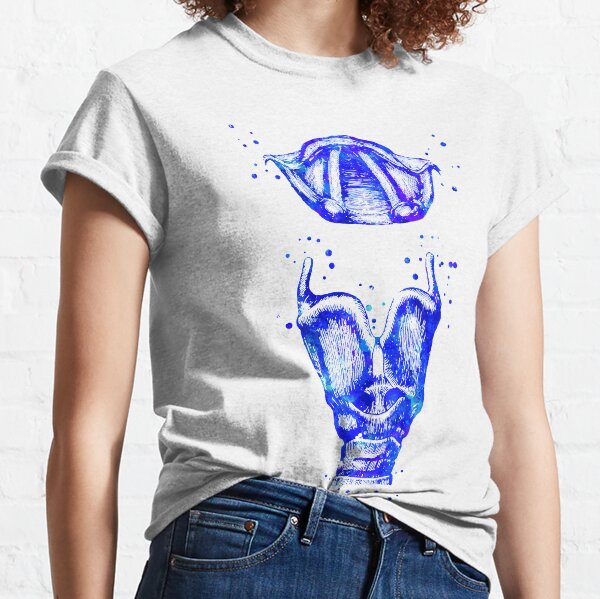 Larynx, larynx and vocal cord, watercolor larynx, mouth anatomy Classic T-Shirt