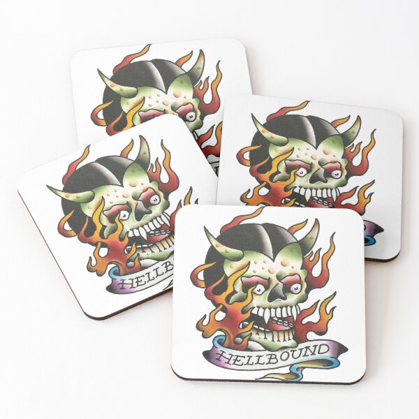 Item preview, Traditional Hellbound Devil Tattoo Design  designed and sold by FOREVER TRUE TATTOO.