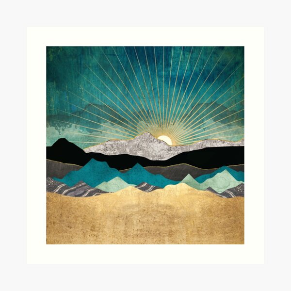 Pfau Vista Kunstdruck