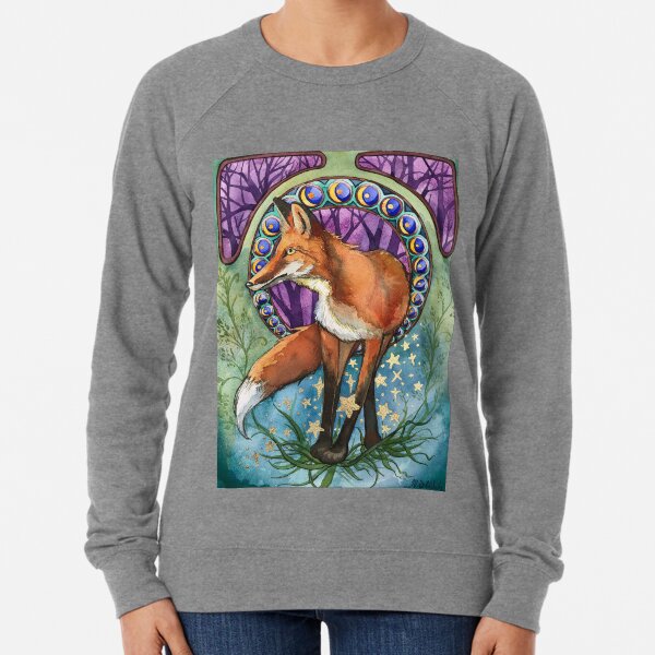 Fox in Dreaming Lightweight Sweatshirt
