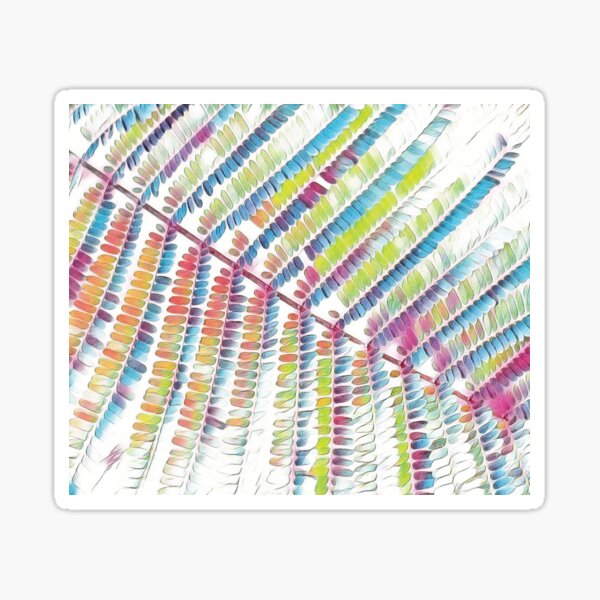 Watercolor Leaf Sticker