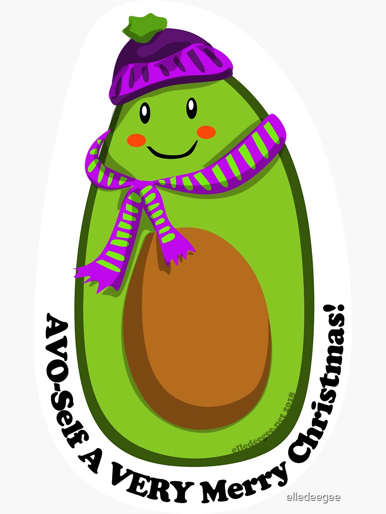 Avocado Christmas by elledeegee
