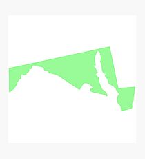 Light Green Maryland Photographic Print