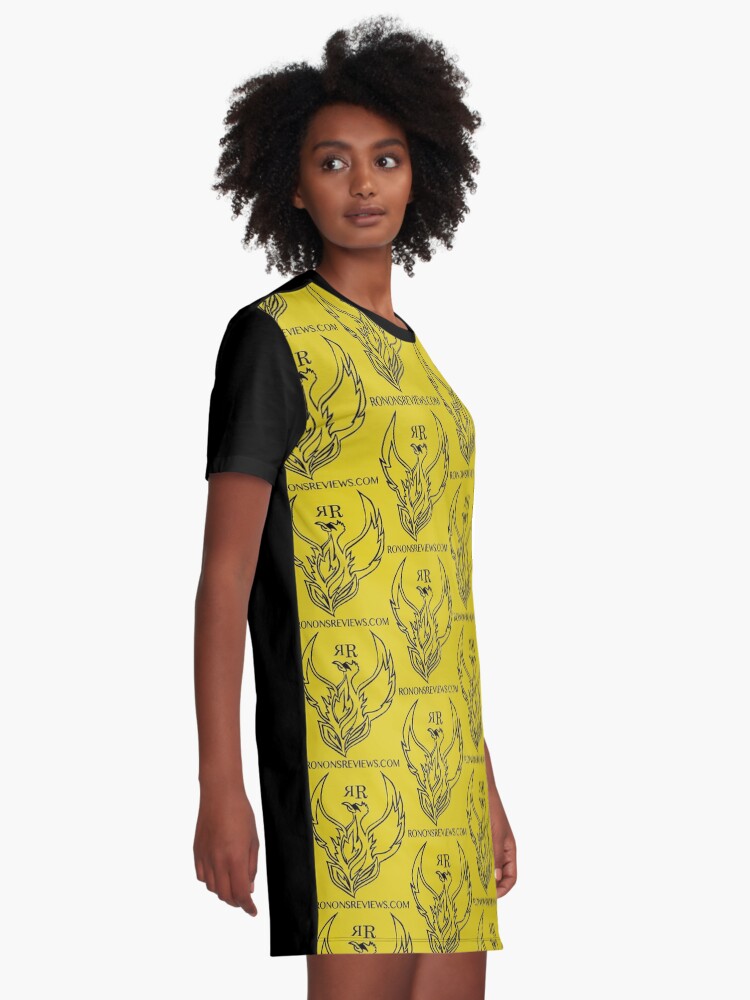 Alternate view of Ronon's Reviews Official Merch Graphic T-Shirt Dress
