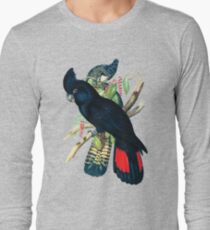 Australian Banksian Black Cockatoo Long Sleeve T-Shirt