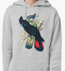 Australian Banksian Black Cockatoo Pullover Hoodie