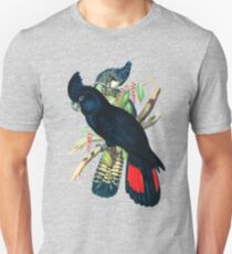 Australischer Banksian schwarzer Kakadu Slim Fit T-Shirt