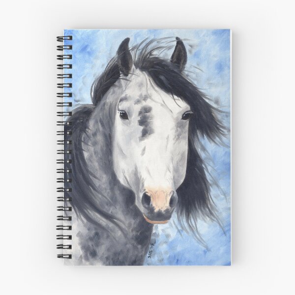 Item preview, Dapple Grey Mustang Stallion designed and sold by artbysas.
