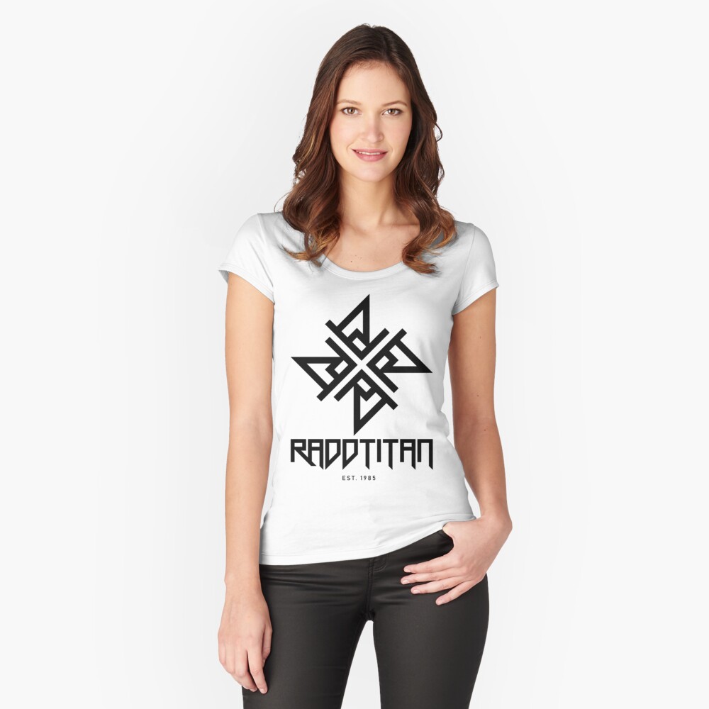 Item preview, Fitted Scoop T-Shirt designed and sold by RaddTitan.