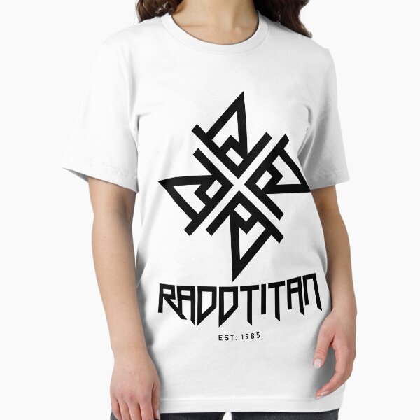Black Star and Logo Big - RaddTitan Essential T-Shirt