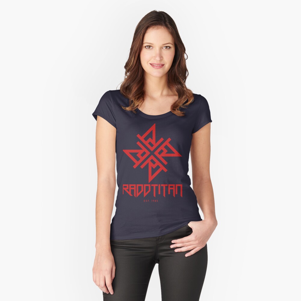 Item preview, Fitted Scoop T-Shirt designed and sold by RaddTitan.