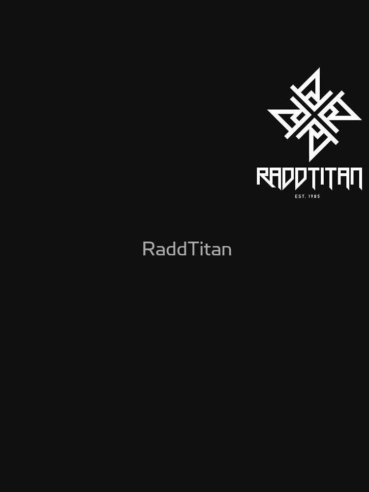 Thumbnail 7 of 7, Essential T-Shirt, White star chest Radd Titan designed and sold by RaddTitan.