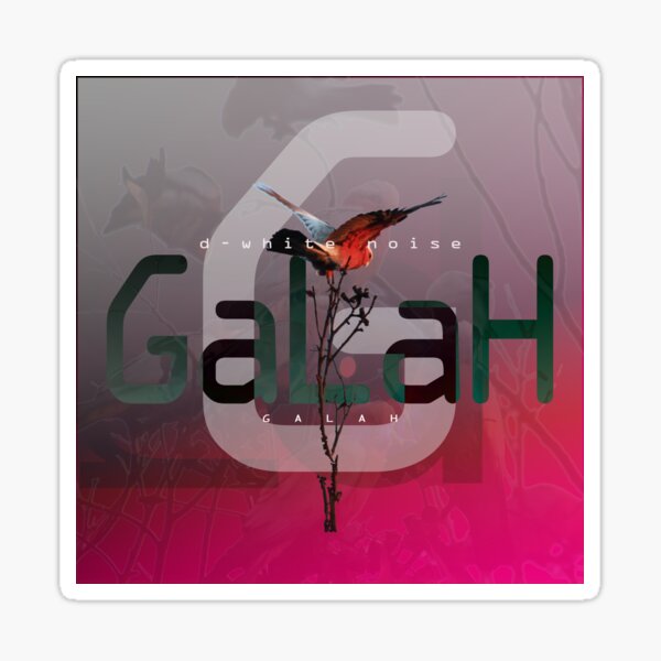 D-White Noise - Galah - Merch version 2 Sticker