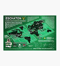 Eschaton Diagram - Infinite Jest Photographic Print