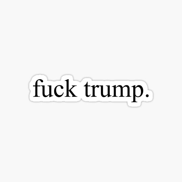 Vista previa del artículo con la obra «joder trump», diseñado y vendido por jodilovesbucky.
