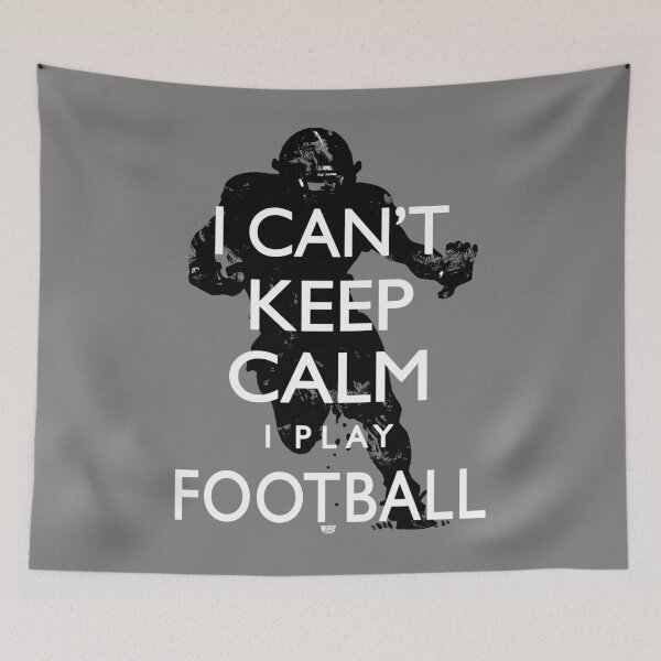 Item preview, Can Not Keep Calm I Play Football  designed and sold by MudgeStudios.