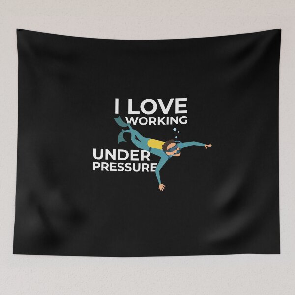Item preview, I love working under pressure  designed and sold by MooonTees.