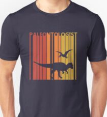 Vintage Retro 1980s Paleontologist Gift Unisex T-Shirt