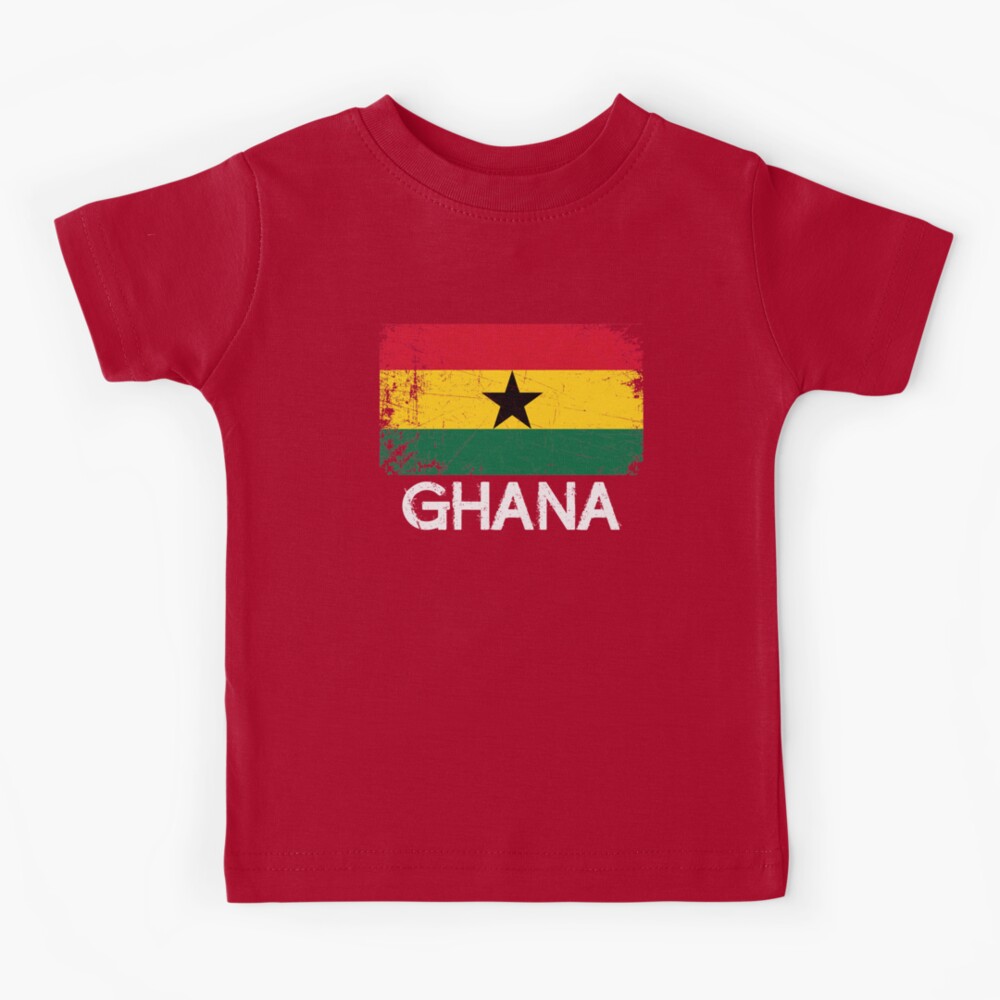 GHANA DISTRESSED FLAG UNISEX HOODIE TOP GHANAIAN FOOTBALL JERSEY GIFT