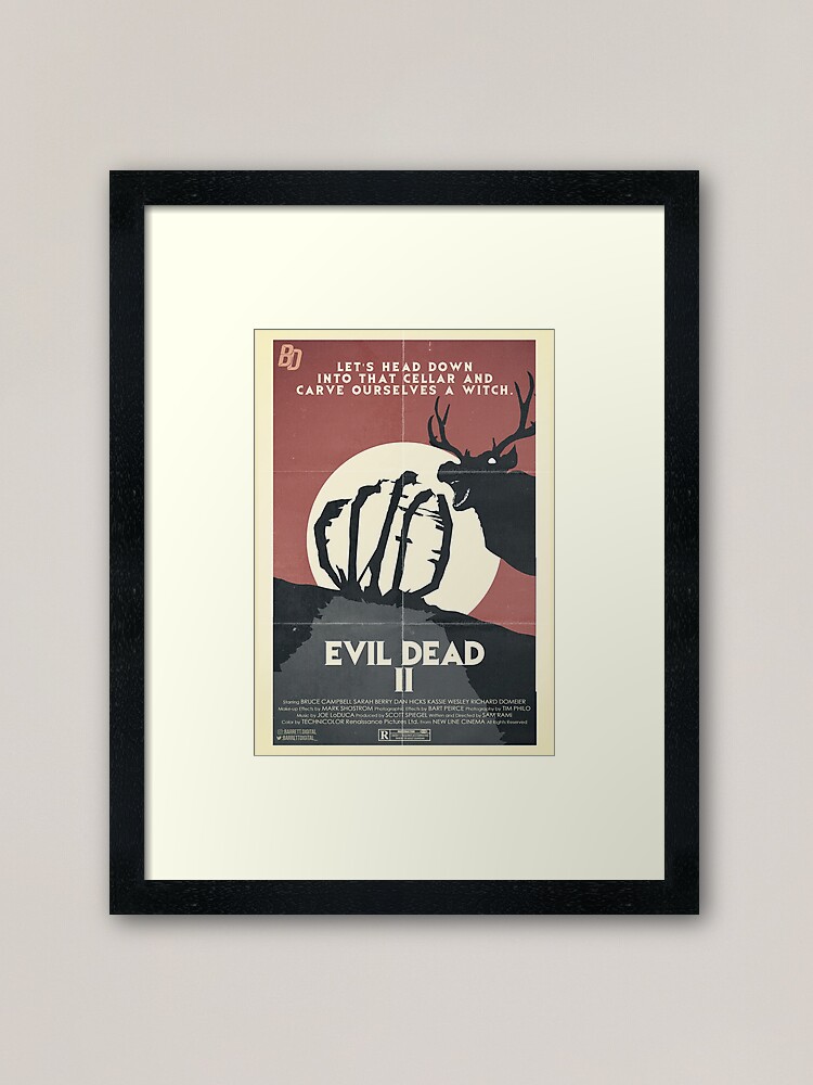 Alternate view of Chainsaw man Fights a house Framed Art Print