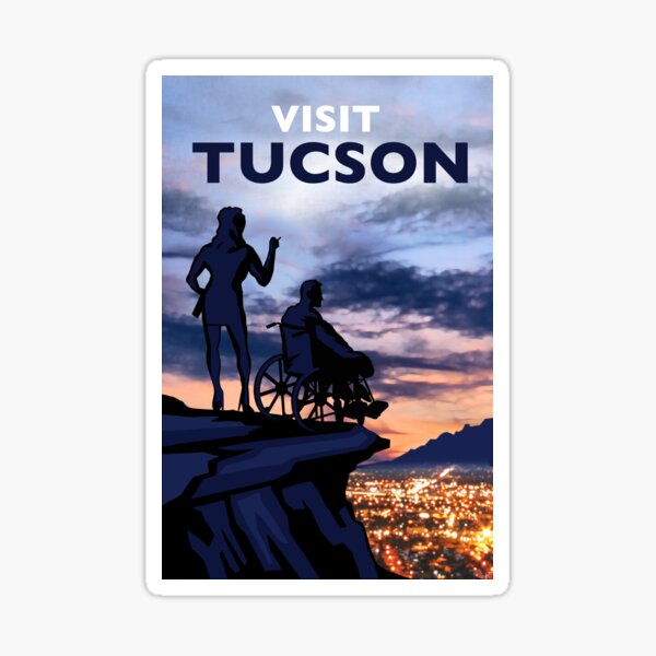 Visit Tucson Poster - Infinite Jest Sticker