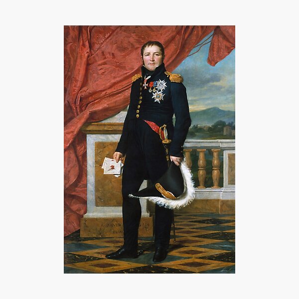 Item preview, Etienne Maurice Gerard Portrait - By Jacques-Louis David designed and sold by warishellstore.