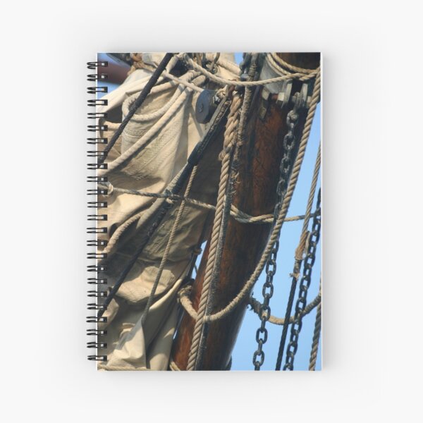 MAST,SAIL,CORDS& CHAINS Spiral Notebook