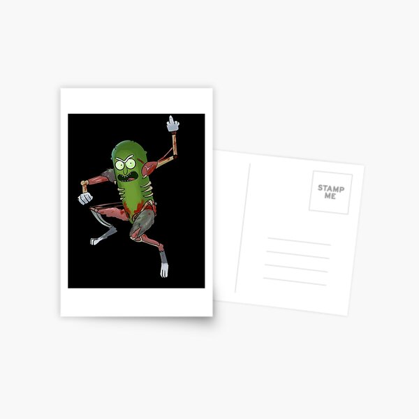 Pickle Rick Postcard