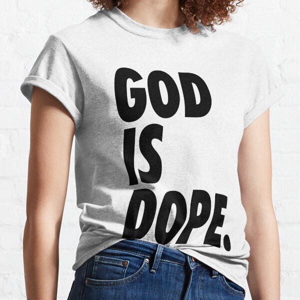 god is dope red shirt