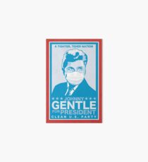 Johnny Gentle political poster - Infinite Jest Art Board