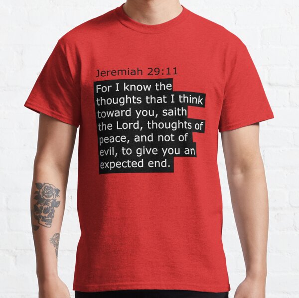 Jeremiah 29:11 Scripture range Classic T-Shirt