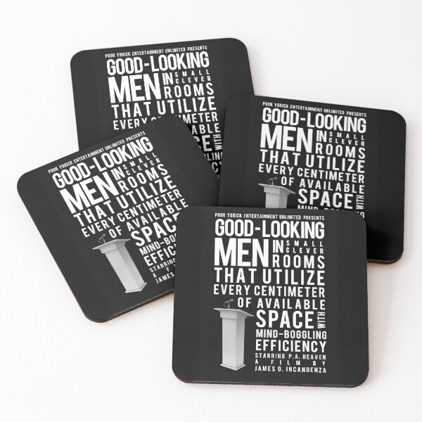 Item preview, Good-Looking Men in Small Clever Rooms That Utilize Every Centimeter of Available Space With Mind-Boggling Efficiency designed and sold by Chris Ayers.