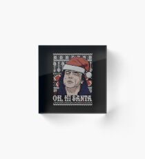 oh hi santa Acrylic Block