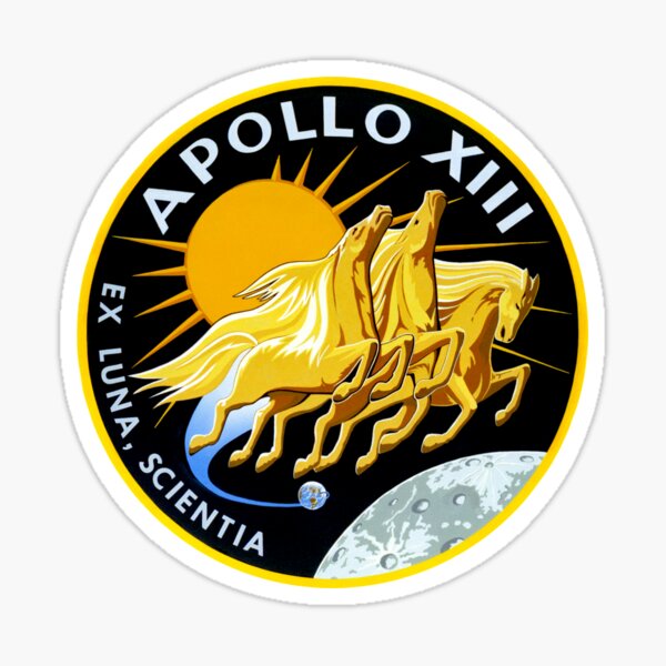 Apollo 13 Mission Patch Sticker