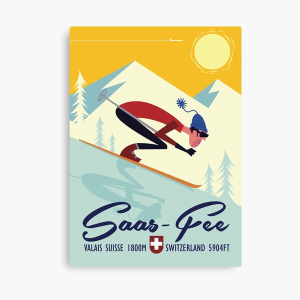 Item preview, Saas Fee poster designed and sold by GAGodel.