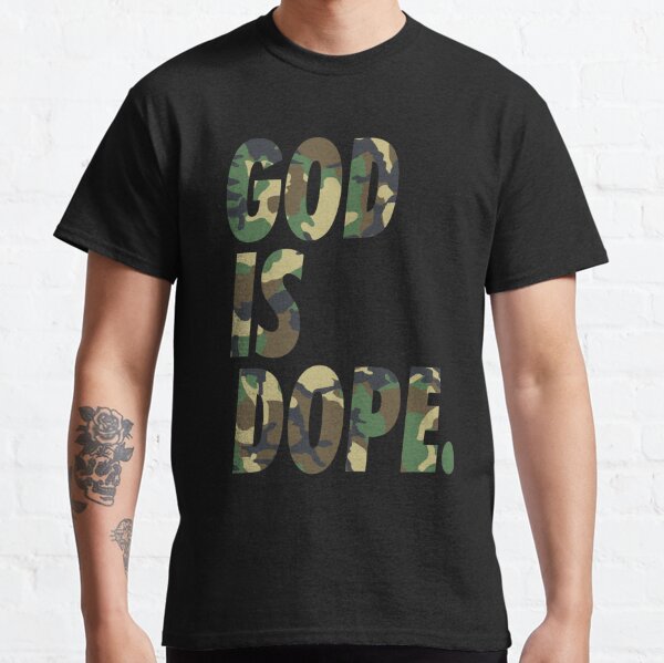 god is dope red shirt