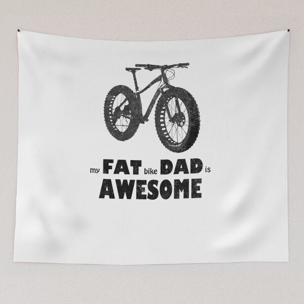 Item preview, My Fat Bike Dad is Awesome Humor Tee Cyling Father's Day designed and sold by KNUXX Shop.