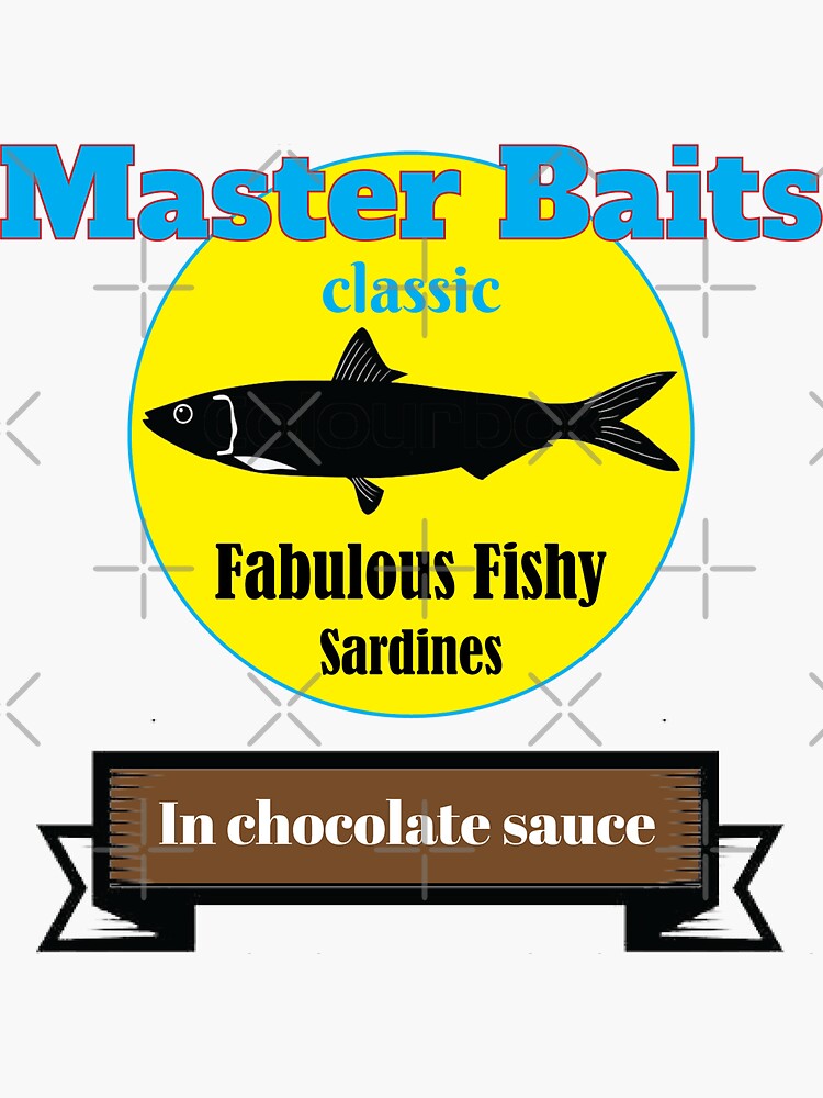 "Master Baits Fabulous Fishy Sardines Shirt Sardine Shirt Fun