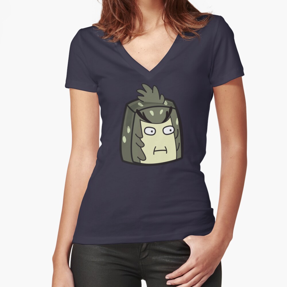 Bird Person - Rick and Morty Boxheadz Dimension Fitted V-Neck T-Shirt