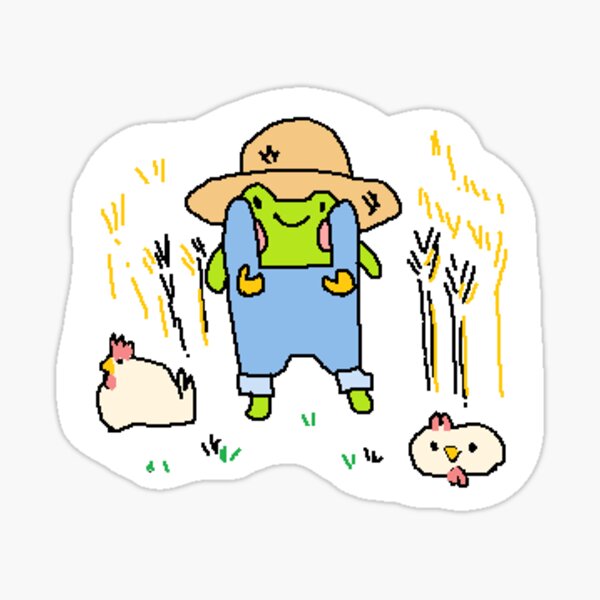 Farmer Frog! Sticker