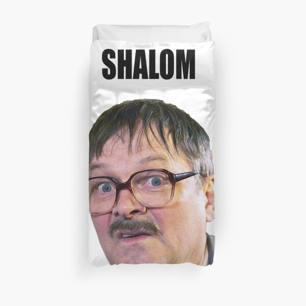 Friday Night Dinner Shalom Duvet Cover