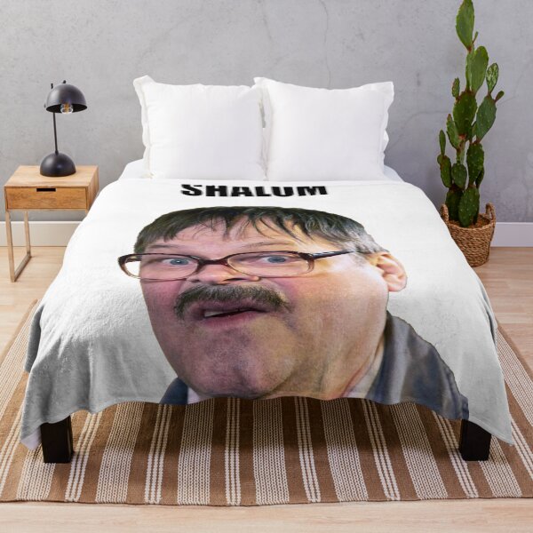 Friday Night Dinner Shalom Throw Blanket