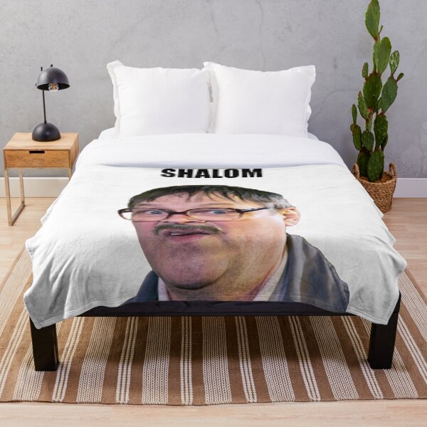 Friday Night Dinner Shalom Throw Blanket